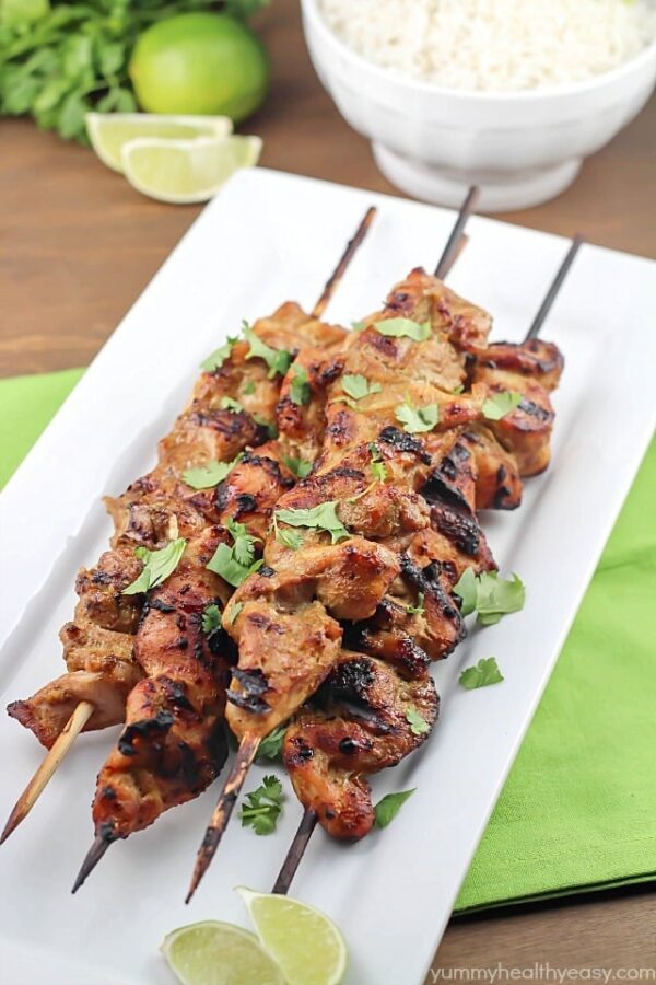 Thai Chicken Skewers