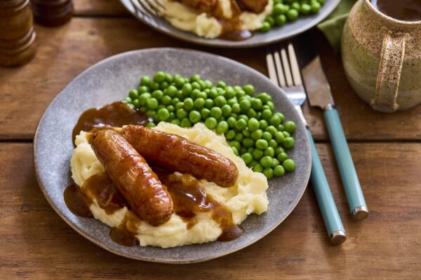 Butchers’ Sausages and Mash